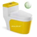 BỒN CẦU LIỀN KHỐI HỒNG KÔNG MÀU VÀNG  MÃ SỐ YWWY-8962